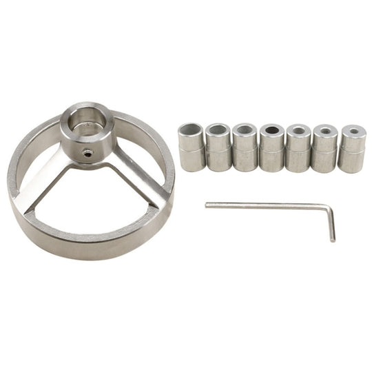 9 in 1 Drill Guide Vertical Pocket Hole Jig 5/6/7/8/9/10/12mm Drill Bit Hole Locator Stainless Steel Woodworking Jig Kit