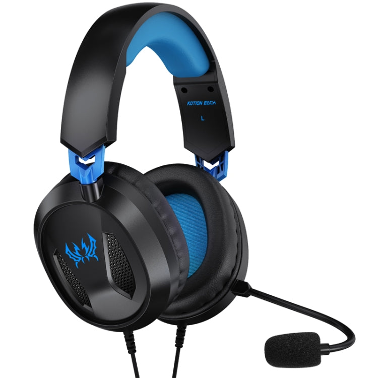 KOTION EACH G3100 Stereo Bass Gaming Headset with Omni-directional Mic,Cable Length: 1.7m(Black+Blue) by KOTION EACH