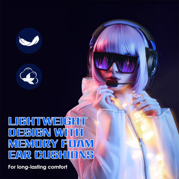 KOTION EACH G3100 Stereo Bass Gaming Headset with Omni-directional Mic,Cable Length: 1.7m(Black+Blue) by KOTION EACH