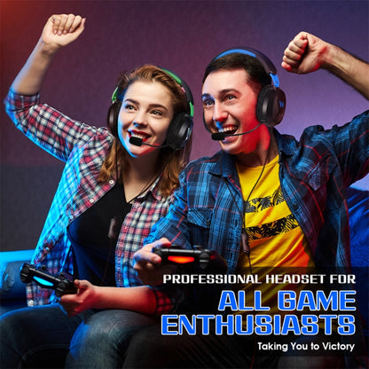 KOTION EACH G3100 Stereo Bass Gaming Headset with Omni-directional Mic,Cable Length: 1.7m(Black+Blue) by KOTION EACH