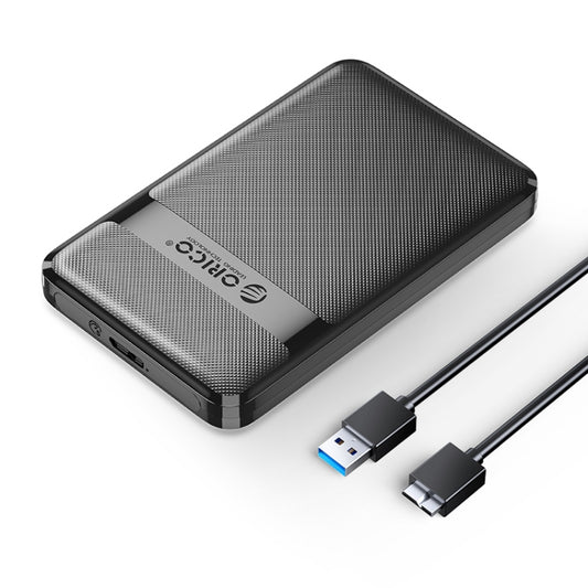 ORICO 2577U3-V1 Grid Texture Design 2.5 inch USB3.0 Micro-B Hard Drive Enclosure Box(Black) - HDD Enclosure by ORICO | Online Shopping UK | buy2fix