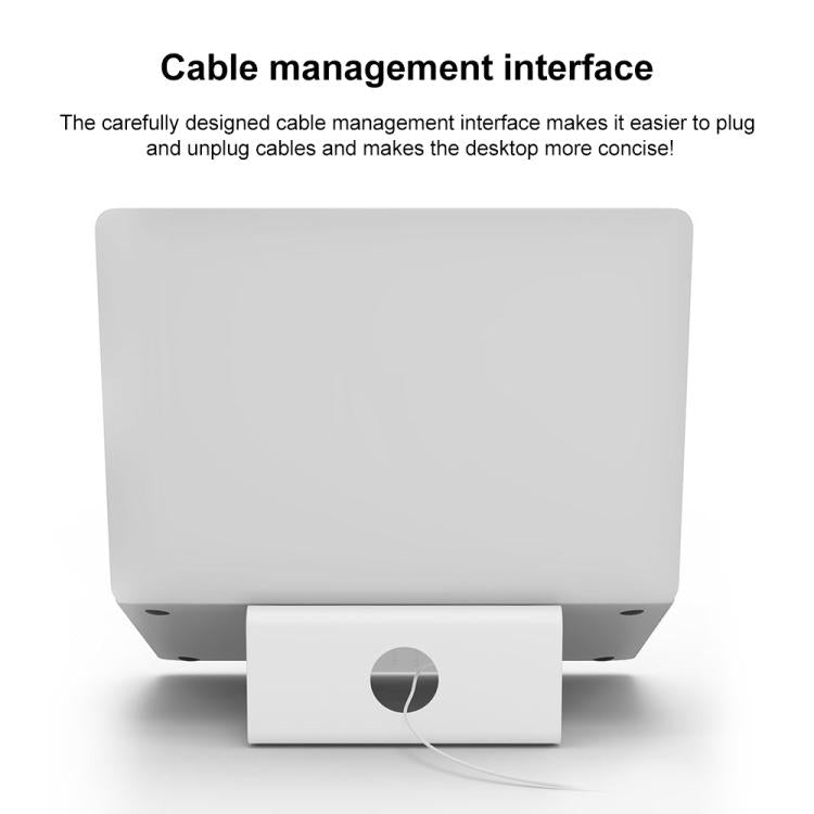 Aluminum Cooling Stand for Laptop, Suitable for Mac Air, Mac Pro, iPad, and Other 11-17 inch Laptops (Grey) by buy2fix