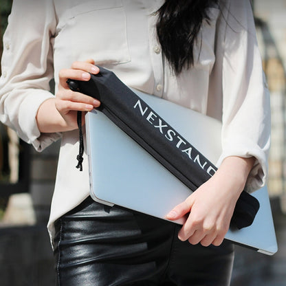 Nexstand K2 Laptop Height Extender Holder Stand Folding Portable Computer Heat Dissipation Bracket, Size: 35.4x4x4cm(Black) by buy2fix