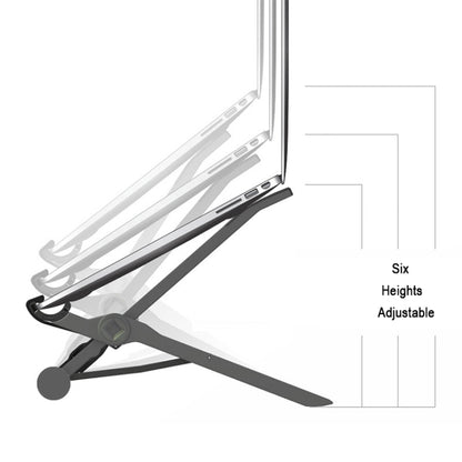 Nexstand K2 Laptop Height Extender Holder Stand Folding Portable Computer Heat Dissipation Bracket, Size: 35.4x4x4cm(Black) by buy2fix