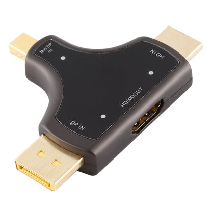 D62A DisplayPort + Mini DP + HDMI Male to HDMI Female 3 in 1 Adapter by buy2fix