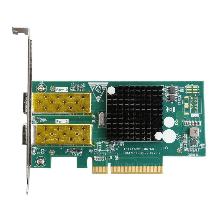 XXA037 Intel 82599 Dual SFP Port PCI Express FCoE PCIe x8 10 Gigabit Ethernet Network Optical LAN Card Adapter by buy2fix