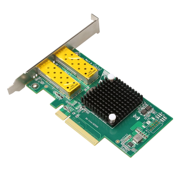 XXA037 Intel 82599 Dual SFP Port PCI Express FCoE PCIe x8 10 Gigabit Ethernet Network Optical LAN Card Adapter by buy2fix