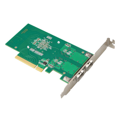XXA037 Intel 82599 Dual SFP Port PCI Express FCoE PCIe x8 10 Gigabit Ethernet Network Optical LAN Card Adapter by buy2fix