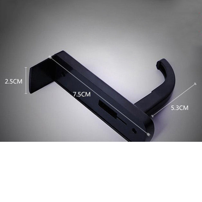 Universal Headphone Hanger PC Monitor Desk Headset Stand Holder Hook(Black) - Headset Stand by buy2fix | Online Shopping UK | buy2fix