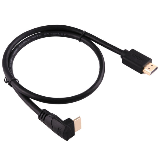 60cm 4K*2K HDMI 2.0 Version High Speed HDMI Cable with Ethernet Right Angle 90 Degree - Cable by buy2fix | Online Shopping UK | buy2fix