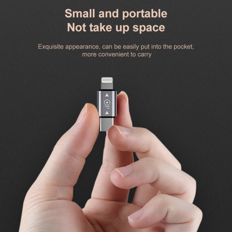 USB-C / Type-C Male to 8 Pin Male Charging + Data Transmission + OTG Adapter by buy2fix