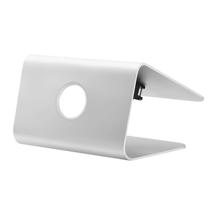 SOPI ZJ-001 Classic Style Aluminum Cooling Stand with Cool Fan for Laptop, Suitable for Mac Air, Mac Pro, iPad, and Other Laptops (Silver) by buy2fix