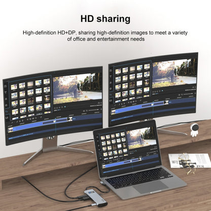 Z261 12 in 1 Elbow USB-C/Type-C to USB MST Smart Docking Station HUB Adapter by buy2fix