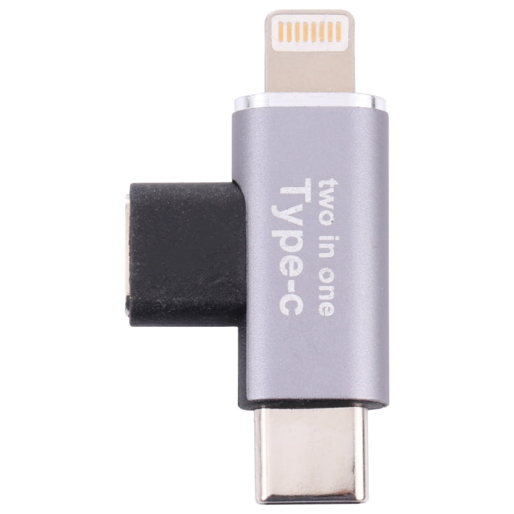 USB-C / Type-C Female to 8 Pin Male + USB-C / Type-C Male Converter by buy2fix