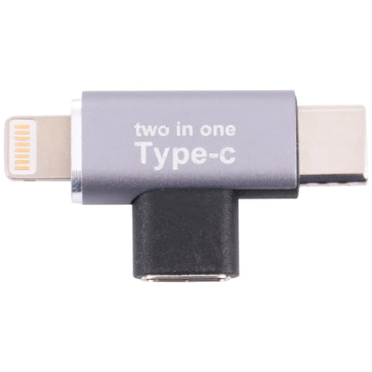 USB-C / Type-C Female to 8 Pin Male + USB-C / Type-C Male Converter by buy2fix