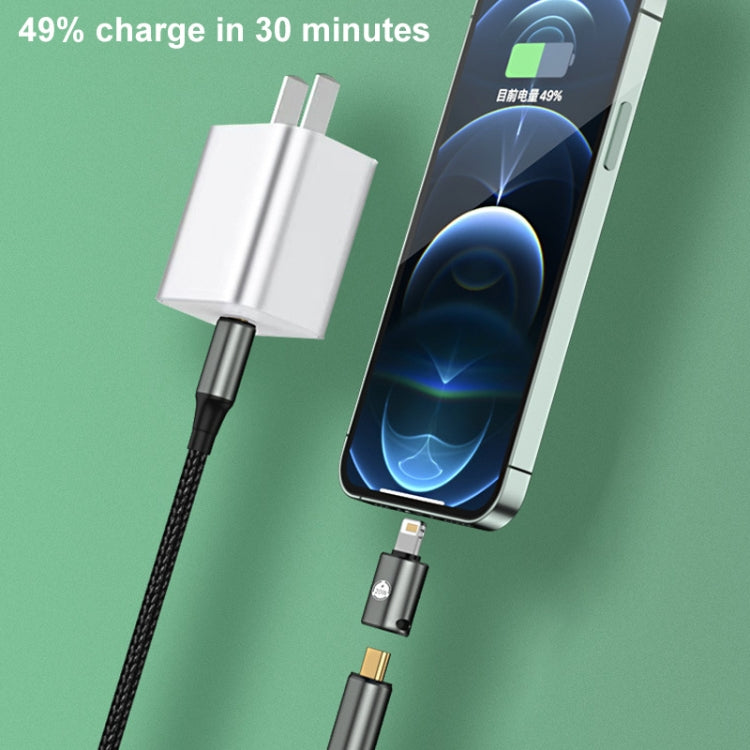 20W 8 Pin Male to USB-C / Type-C Female Straight Charging Adapter by buy2fix