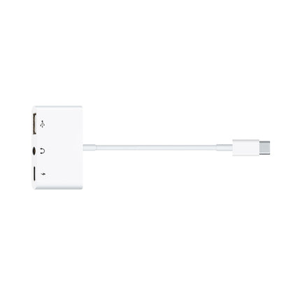 3 in 1 USB-C / Type-C Male to Type-C + USB + 3.5mm Female OTG Adapter by buy2fix