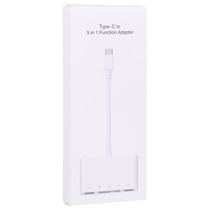 NK-1032TC 5 in 1 USB-C Male to SD / TF / 2xUSB / Type-C Female Adapter by buy2fix