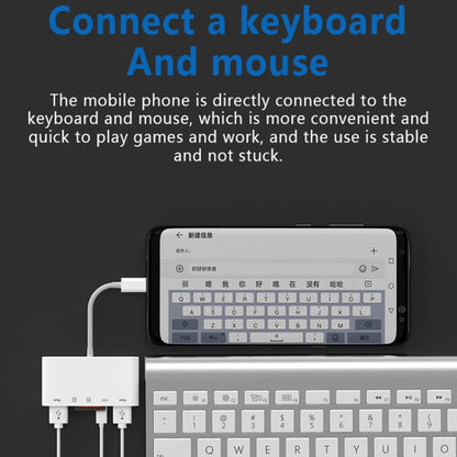 NK-1032TC 5 in 1 USB-C Male to SD / TF / 2xUSB / Type-C Female Adapter by buy2fix