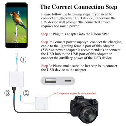 2 in 1 8 Pin Male to 8 Pin / USB3.0 Female Camera Adapter by buy2fix