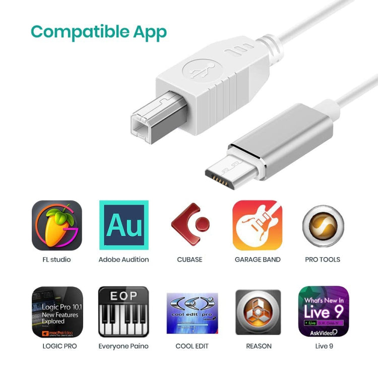 ADS-501 1m Micro USB to Host Data Connectuon Cable by buy2fix