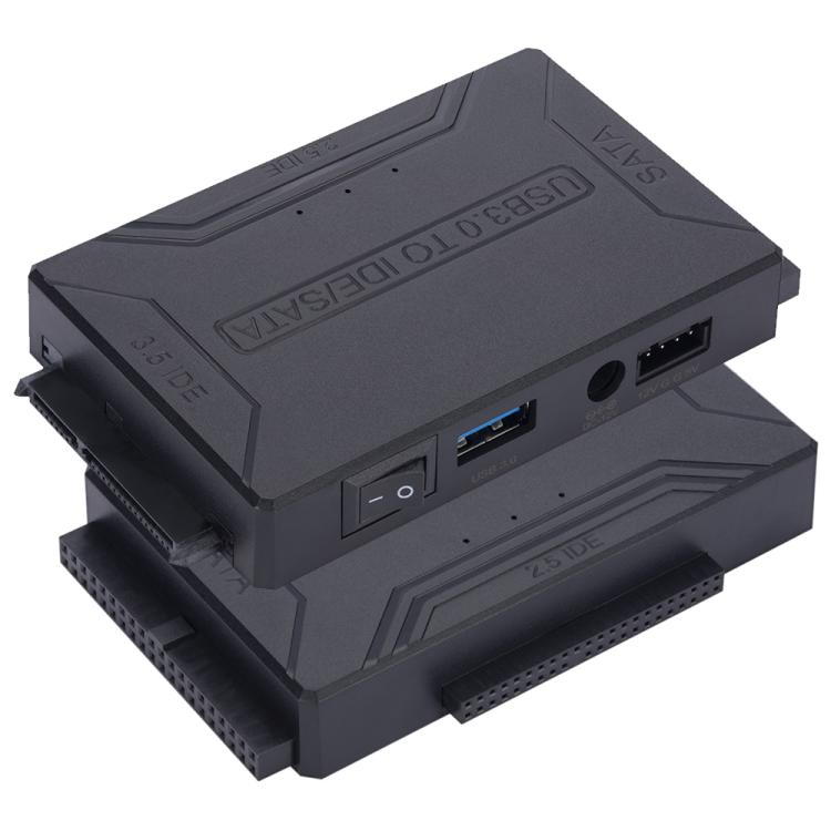 SATA / IDE to USB 3.0 Adapter 2.5 / 3.5 Inch Hard Drive Adapter Cable Converter, EU Plug - eSATA & SATA & IDE by buy2fix | Online Shopping UK | buy2fix