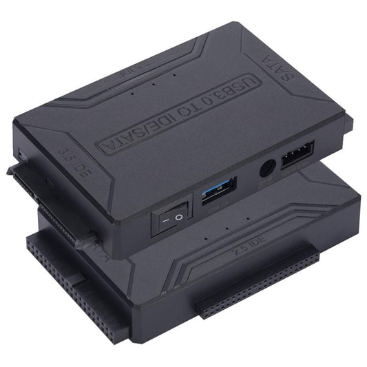 SATA / IDE to USB 3.0 Adapter 2.5 / 3.5 Inch Hard Drive Adapter Cable Converter, EU Plug - eSATA & SATA & IDE by buy2fix | Online Shopping UK | buy2fix