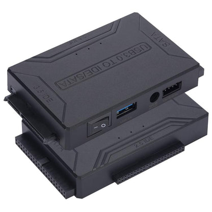 SATA / IDE to USB 3.0 Adapter 2.5 / 3.5 Inch Hard Drive Adapter Cable Converter, UK Plug - eSATA & SATA & IDE by buy2fix | Online Shopping UK | buy2fix