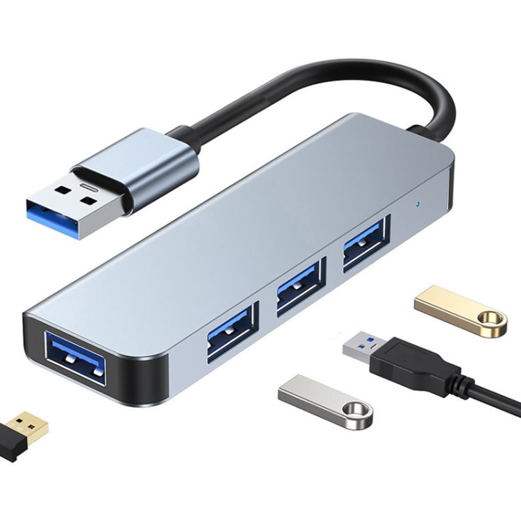 BYL-2013U3 12cm 4 in 1 USB to USB3.0x4 HUB Adapter by buy2fix