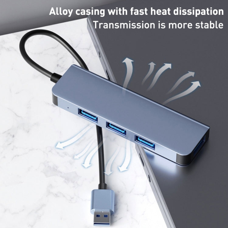 BYL-2013U3 12cm 4 in 1 USB to USB3.0x4 HUB Adapter by buy2fix