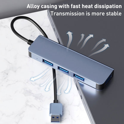 BYL-2013U3 12cm 4 in 1 USB to USB3.0x4 HUB Adapter by buy2fix
