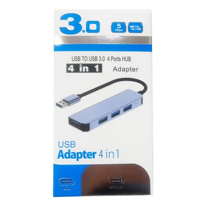 BYL-2013U3 12cm 4 in 1 USB to USB3.0x4 HUB Adapter by buy2fix