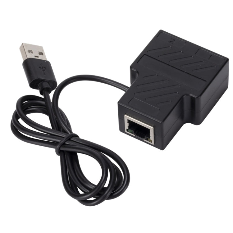 OZHW1 RJ45 1 to 2 Splitter Adapter Network 100M LAN Ethernet Female Connector by buy2fix