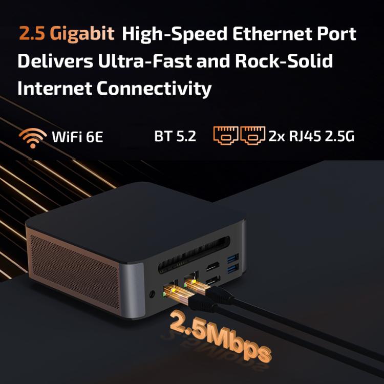 GXMO H90 Pro Windows 11 Mini PC, AMD Ryzen 7 8745HS Octa Core Processor, US Plug - Windows Mini PCs by GXMO | Online Shopping UK | buy2fix