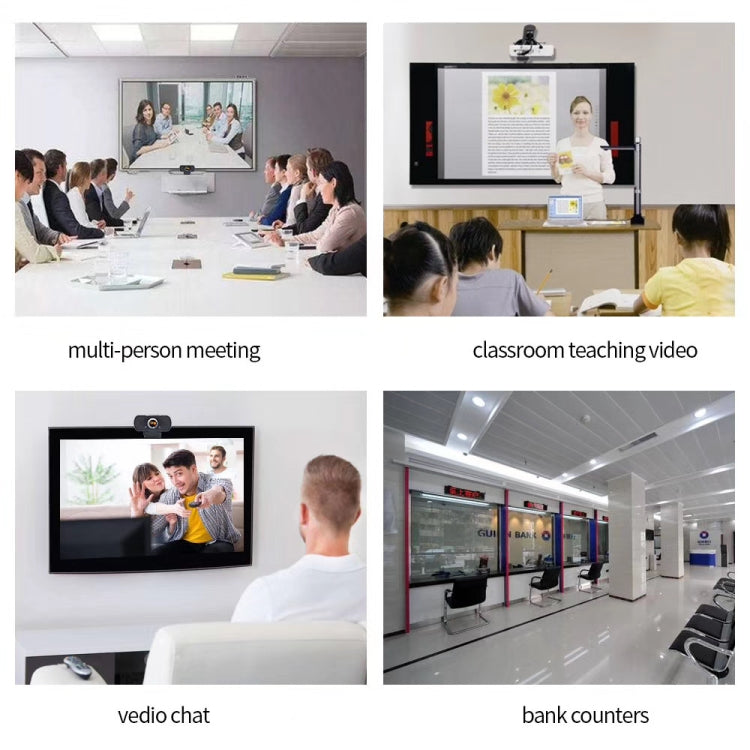 HD-F18 1080P Multi-function HD Camera WebCam with Microphone(Black) by buy2fix