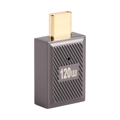 USB-C / Type-C Male to USB Female 10 Gbps Straight Charging Adapter (Gun Metal) by buy2fix