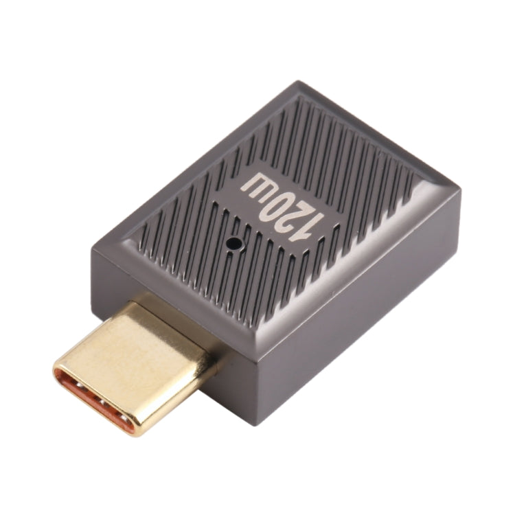 USB-C / Type-C Male to USB Female 10 Gbps Straight Charging Adapter (Gun Metal) by buy2fix