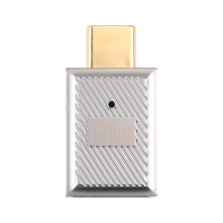 USB-C / Type-C Male to USB Female 10 Gbps Straight Charging Adapter (Silver) by buy2fix