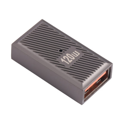 USB Female to USB-C / Type-C Female 10 Gbps Straight Charging Adapter (Gun Metal) by buy2fix