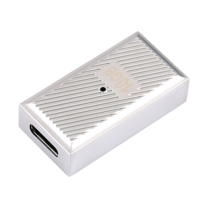 USB Female to USB-C / Type-C Female 10 Gbps Straight Charging Adapter (Silver) - Cable & Adapters by buy2fix | Online Shopping UK | buy2fix