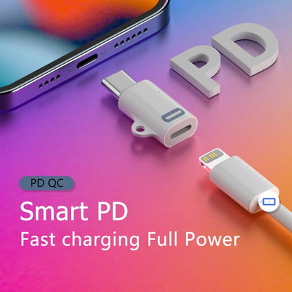 8 Pin Female to USB-C / Type-C Male Adapter Gen2, Supports PD Fast Charging for iPhone 15 Series by buy2fix