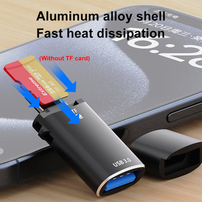 USB-C / Type-C to TF Card Multifunctional Card Reader Universal Adapter (Silver) by buy2fix