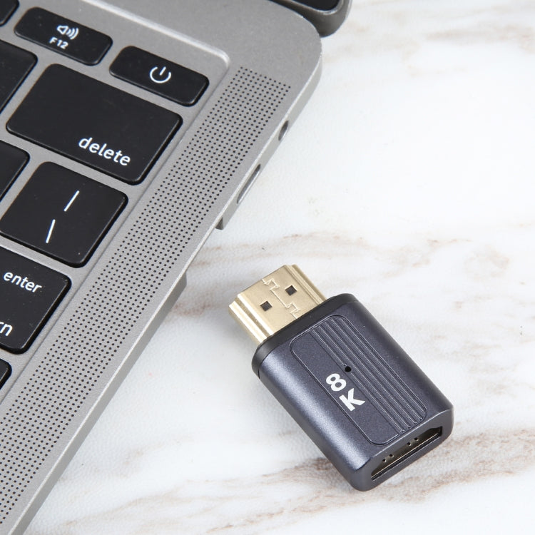 8K 60Hz HDMI Male to HDMI Female Magnetic Adapter (Blue) by buy2fix