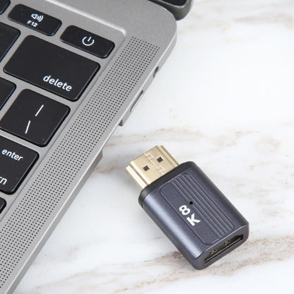 8K 60Hz HDMI Male to HDMI Female Magnetic Adapter (Blue) by buy2fix