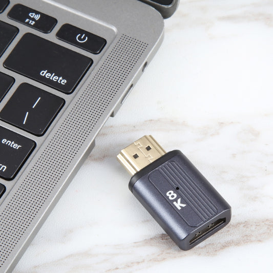 8K 60Hz HDMI Male to HDMI Female Magnetic Adapter (Blue) by buy2fix