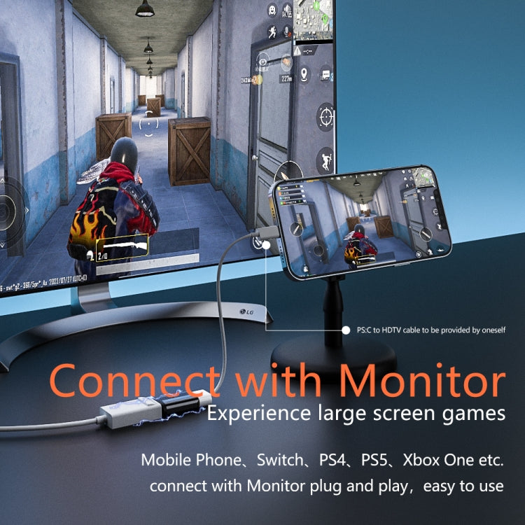 8K 60Hz HDMI Male to HDMI Female Magnetic Adapter (Blue) by buy2fix