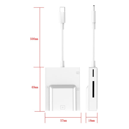 NK-3057H 4 in 1 USB-C/Type-C Multifunctional Card Reader by buy2fix