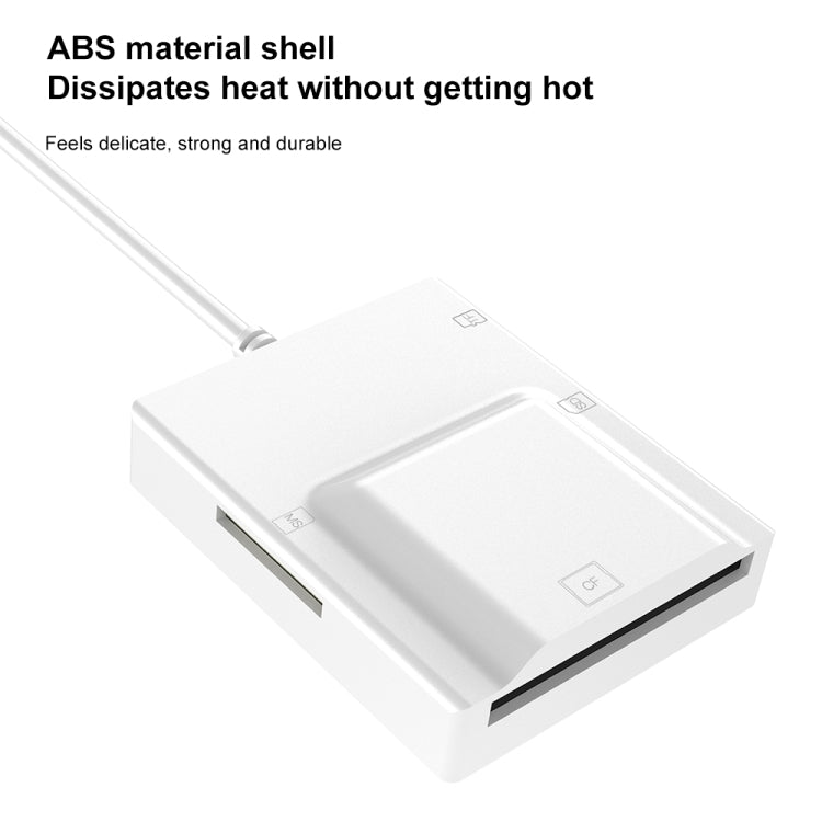 NK-3057H 4 in 1 USB-C/Type-C Multifunctional Card Reader by buy2fix