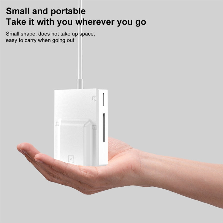 NK-3057H 4 in 1 USB-C/Type-C Multifunctional Card Reader by buy2fix