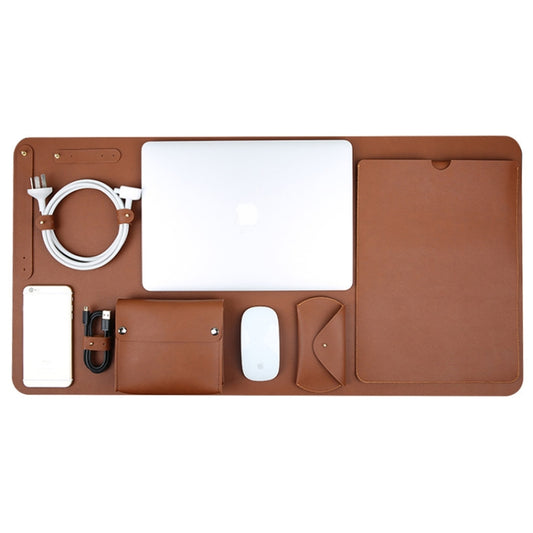 5 in 1 Exclusive designed Fashion  Laptop Bag  for MacBook Pro 13.3 inch /MacBook Air 13.3 inch（set）(Brown) - Protective Bags by buy2fix | Online Shopping UK | buy2fix